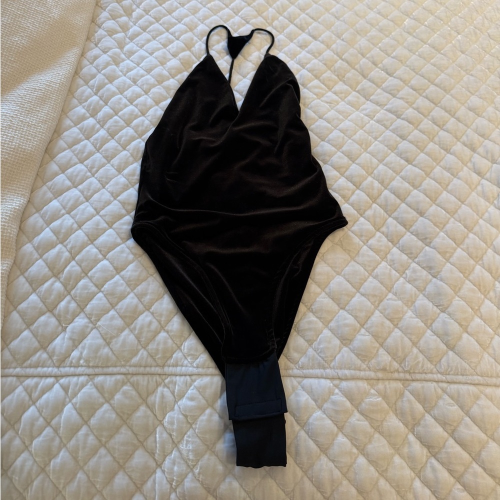Elegant Black Women's Bodysuit